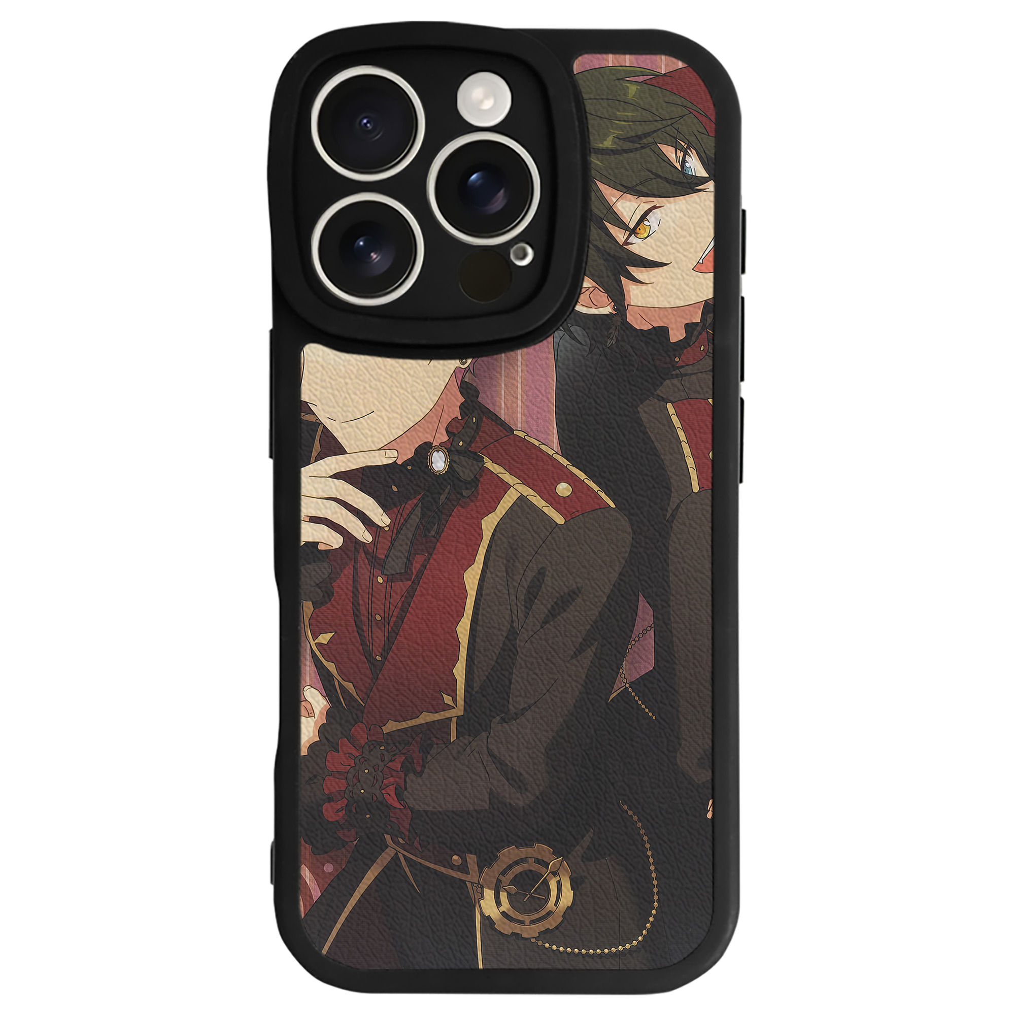 （画像用） あんさんぶるスターズ! Ensemble Stars 【iPhone 16シリーズ対応】シリコンスマホケース（レザー調） 材質：シリコン